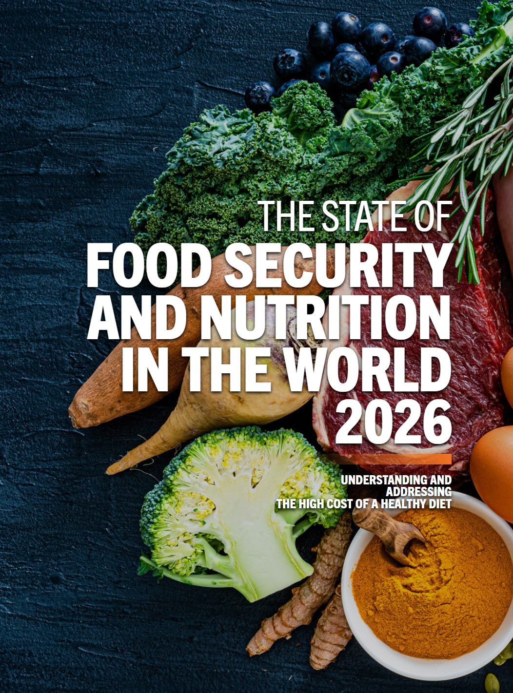 Capa do relatório The State of Food Security and Nutrition in the World 2026